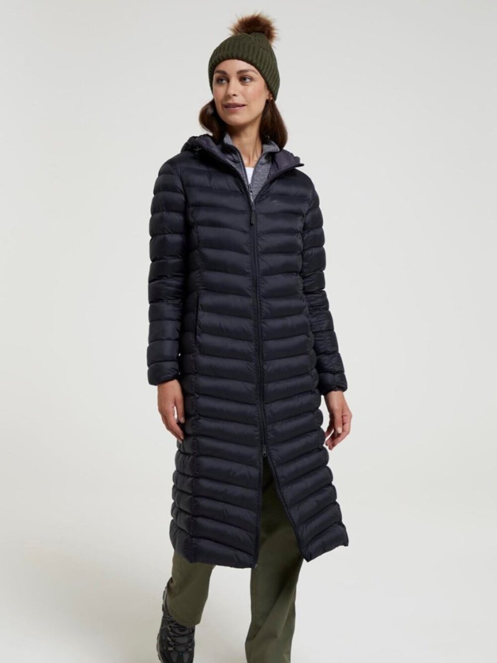 Mountain Warehouse Florence Womens Extra Long Insulated Jacket Size 16